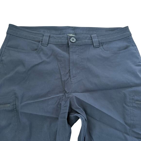 Eddie Bauer Women's First Ascent Guide Pro Pants Capris Black Stretch - Size 14 - Picture 5 of 10